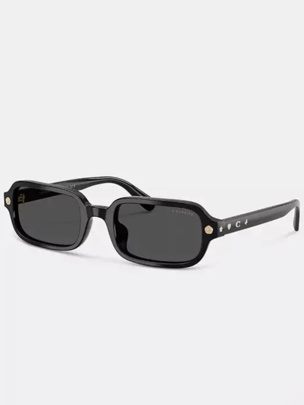 Coach Charms Narrow Rectangle Sunglasses NWT